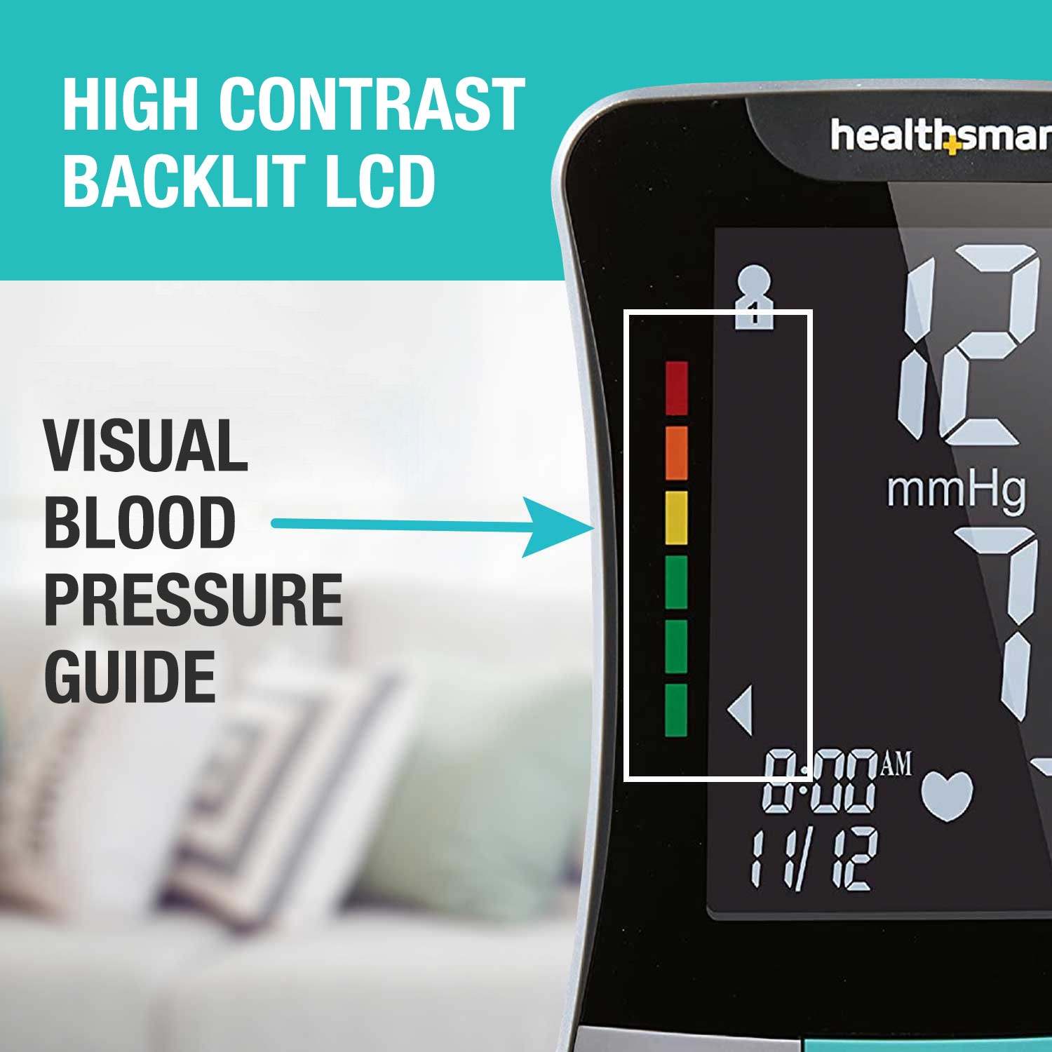 HealthSmart® Premium Series Digital Blood Pressure Monitor