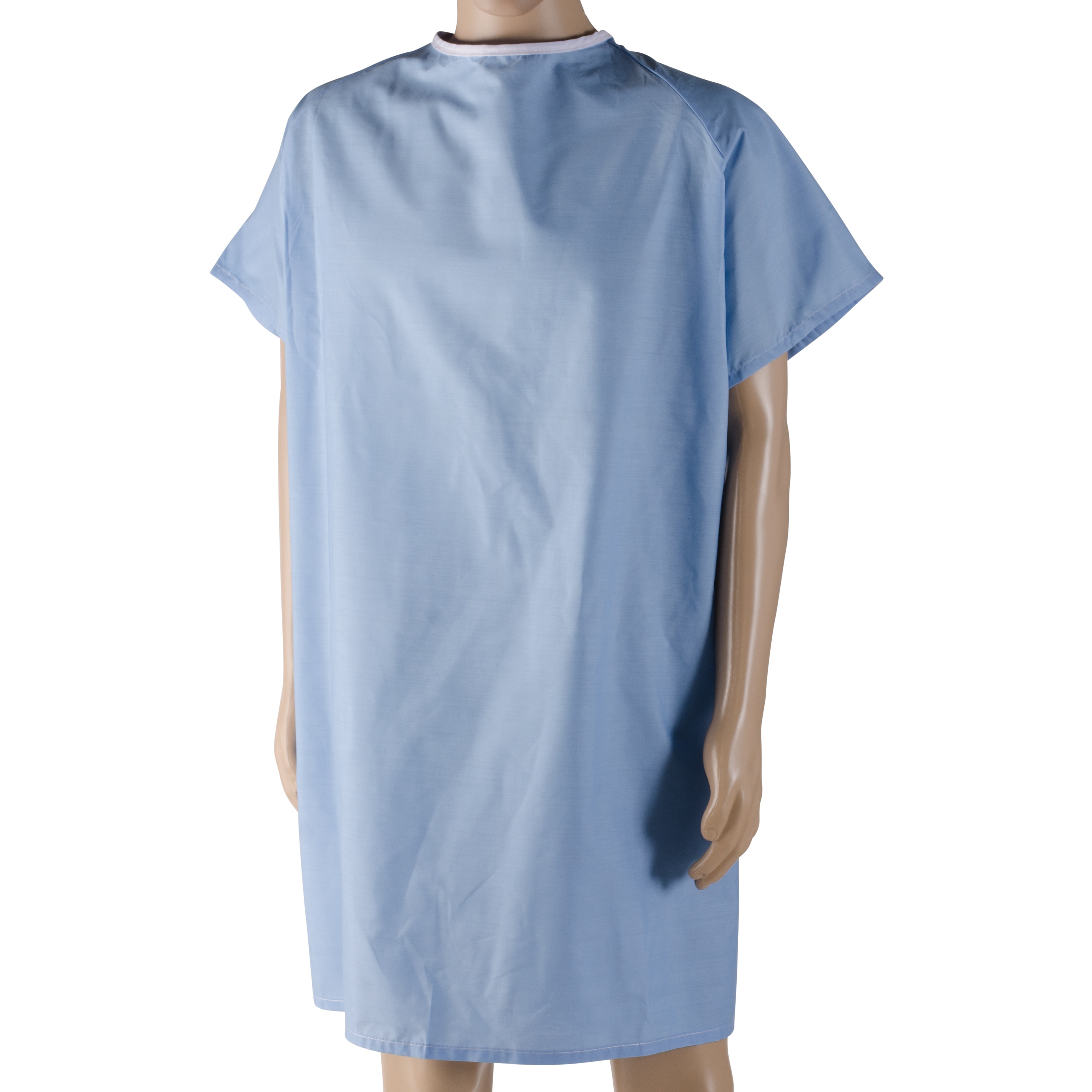 PIU Hospital Patient Cotton Unisex Gown - Sky Blue : Amazon.in: Fashion