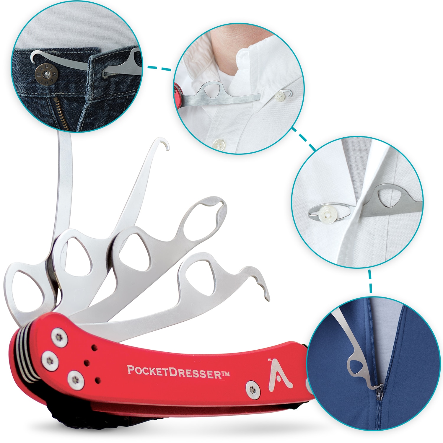 HealthSmart® PocketDresser™ All-in-One Tool