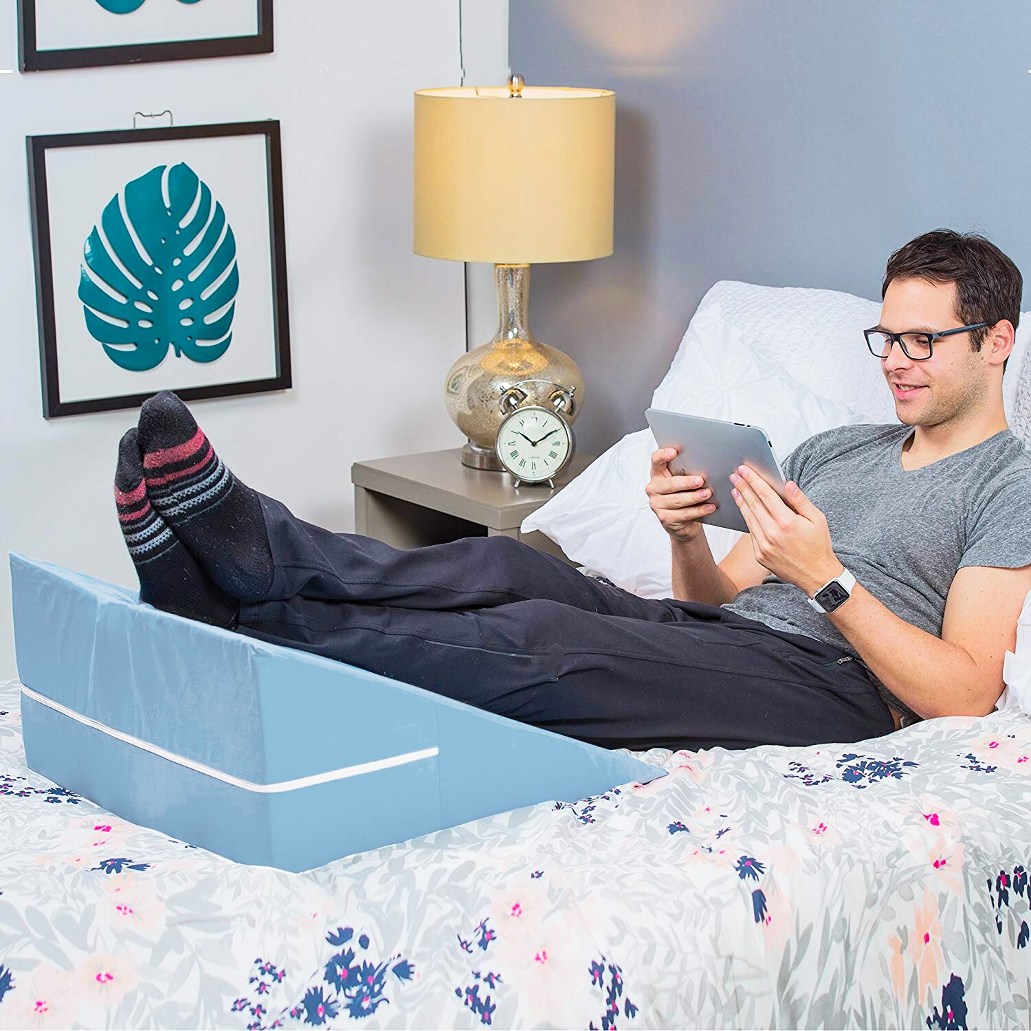 Therapeutic bed wedge pillow hotsell