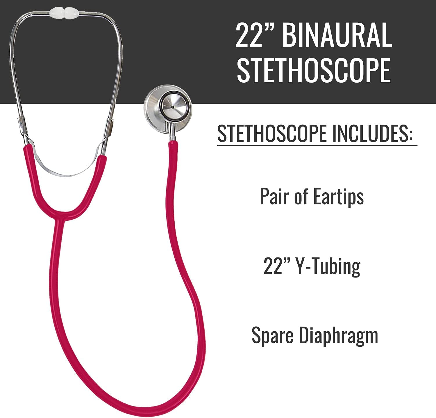 MABIS Blood Pressure Cuff and Dual Head Stethoscope Kit